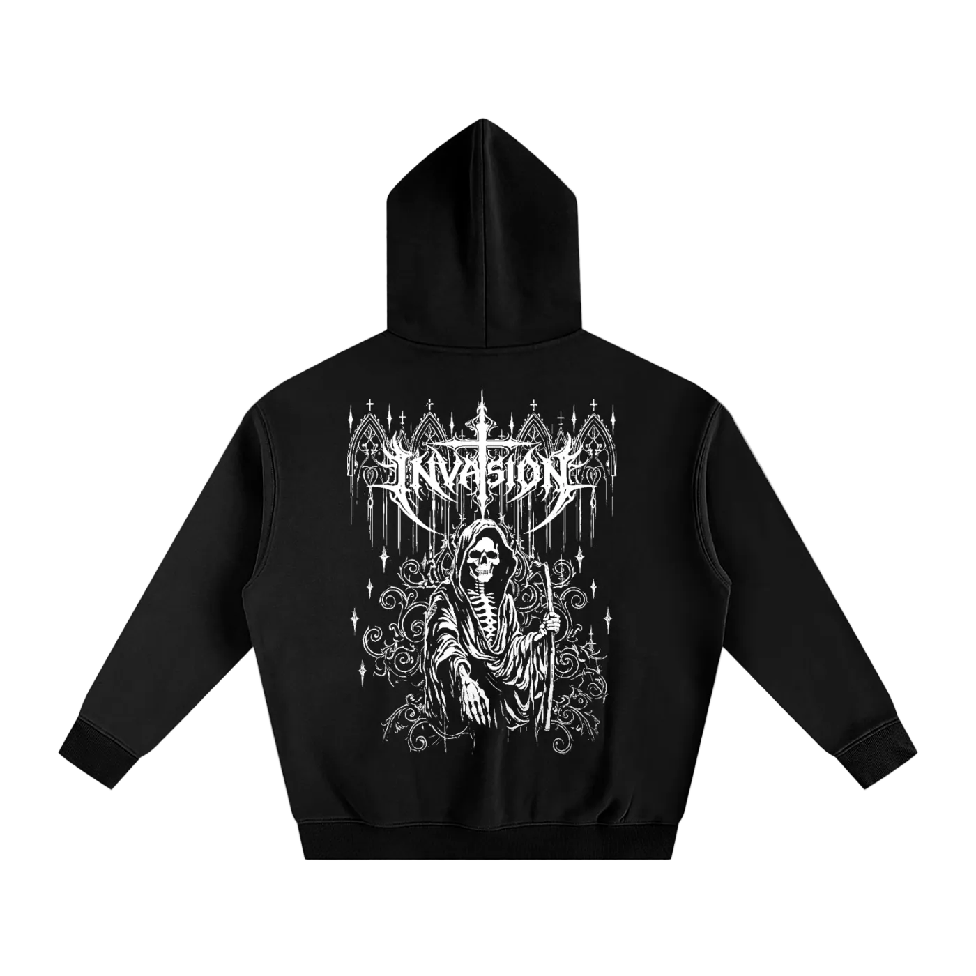 gothic graphic hoodie